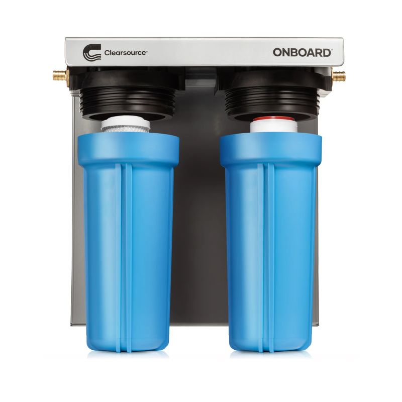 Clearsource 2 Canister OnBoard water filter front view