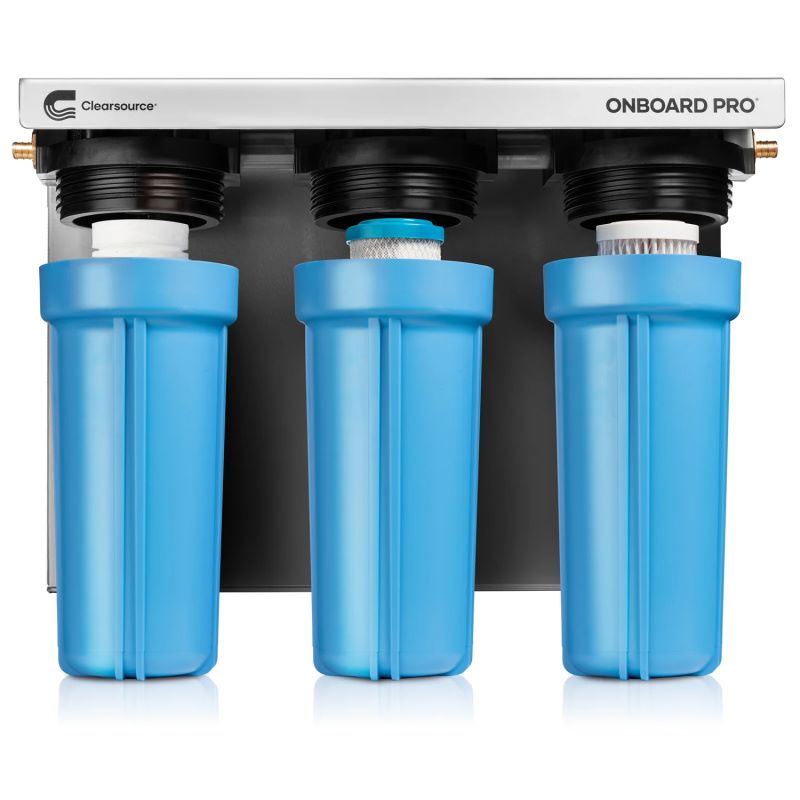 Clearsource Ultra OnBoard Pro front view of water filter system