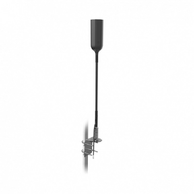 Drive Reach RV Drive RV Outside Antenna with 13 Inch Mast Extension pole installed side view