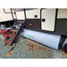 airskirts for fifth wheel small inflatable skirting kit tubes placed under the stairs of rv for better insulation