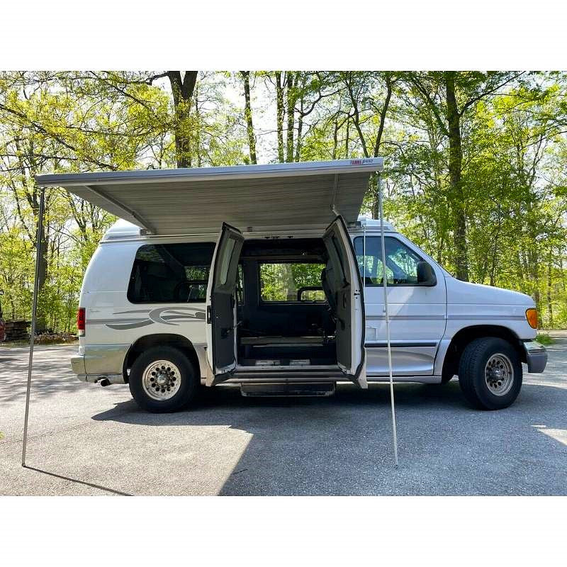 fiamma markise f45s 300 Fiamma F45S Rack Mount & Wall Mount Awning for Camper Vans 190 Polar White (6 foot 1 inch) 06280M01R