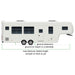 inflatable rv skirting airskirts small kit instructional image showing how to measure the rv from bumper to hitch or pin and ground clearance for proper fit