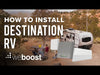 weBoost Destination RV tutorial video showing how to install the signal booster kit on your RV