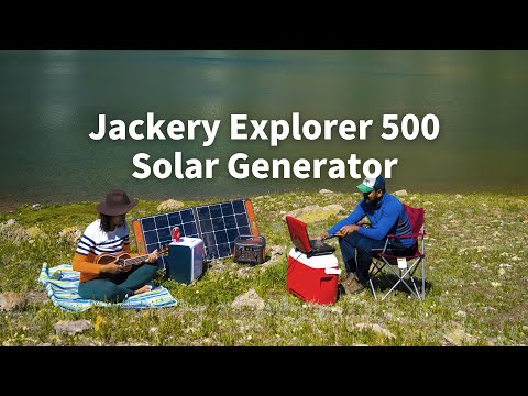 500 portable power station Jackery explorer power station features and benefits promotional video